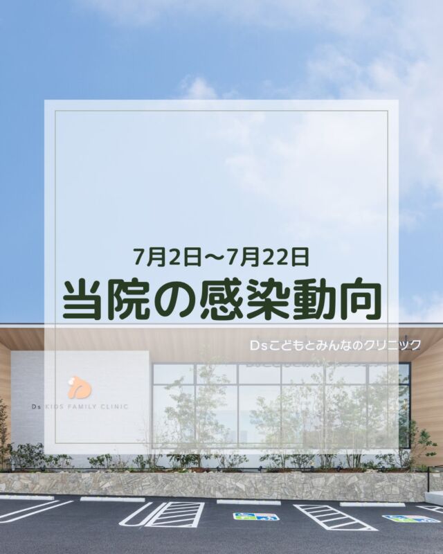 🦍🧡 感染動向のお知らせです📢 夏休みが始まりましたね！ 予定は決まりましたか？？ 楽しい夏休みになりますように🌟 ＝＝＝＝＝＝＝＝＝＝＝＝＝＝＝＝＝＝＝＝＝＝